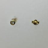 Ohrstecker 585 Gelbgold mit Brillanten