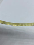 Armreif Gelbgold 585 mit diagonaler Streifengravur (um 1960)