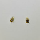 Ohrstecker 585 Gelbgold mit Brillanten