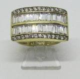 Ring Gold 585 mit Zirkonia "Weiß"
