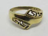 Damenring Gold 585 mit Meander