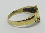 Damenring Gold 585 mit Meander