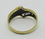 Damenring Gold 585 mit Meander
