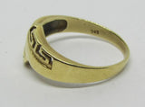 Damenring Gold 585 mit Meander