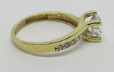 Damenring Gold 585 mit Zirkonia "Weiß"