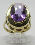 Vintage Damenring Gold 333 mit Amethyst "Lila"