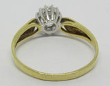 Damenring Gold 585 mit 8mm Zirkonia "Weiß"