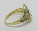 Damenring Gold 585 mit Zirkonia "farblos-weiß"