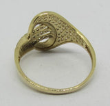 Damenring Gold 585 mit Zirkonia "farblos-weiß"