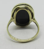 Vintage Damenring Gold 333 mit Opaltriblette