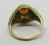 Vintage Damenring Gold 585 mit Citrin "gold"