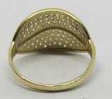 Damenring Gold 585 mit Zirkonia "farblos-weiß"