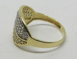 Damenring Gold 585 mit Zirkonia "farblos-weiß"