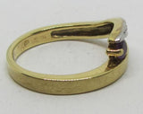 Damenring Gold 585 mit Amethyst und Diamanten