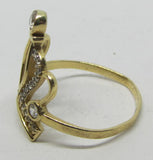 Damenring Gold 585 mit Krone und Zirkonia "weiß" - Brautring