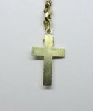 Anhänger Kreuz mit Korpus Gold 585