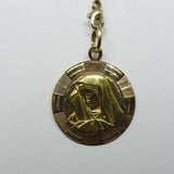 Anhänger Madonna Maria Gold 750