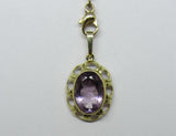 Anhänger mit ovalem Amethyst (um 1955)