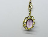 Anhänger mit ovalem Amethyst (um 1955)