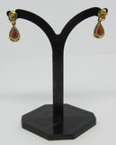 Ohrstecker mit Granatpendel in Tropfenform Gold 750