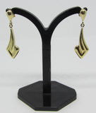 Ohrstecker mit Pendel in Pfeilform -  Gold 585