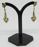 Ohrstecker mit Pendel in Pfeilform -  Gold 585