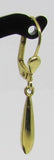 Ohrstecker mit Tropfen als Pendel (hohl) - Gold 333