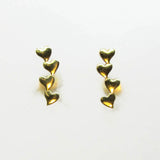 Ohrstecker  "Herzen" Gold 585
