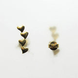 Ohrstecker  "Herzen" Gold 585