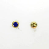 Ohrstecker mit Lapis Lazuli Gold 375