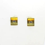 Ohrstecker mit Zarkonia Gold 333