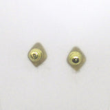 Ohrstecker Blattform Gold 585