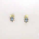 Ohrschmuck Topas Gold 750