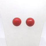Ohrschmuck Korallbuttons Gold 585