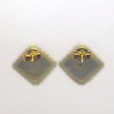 Ohrschmuck Viereckform Gold 333