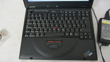 Vintage Laptop IBM Typ 1161 WIN 98 mit Akku und Ladekabel