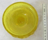 Vase/ Kerzenständer - Art-Deco - Uran glas gelb