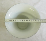 Porzellan Trompetenvase Meissen - Kobaltblau mit Goldrand