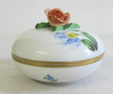 Deckel Dose Rosenknospe Herend