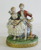 Die Lautenspielerin Porzellanfigur  Schaubach um 1940 1. Wahl