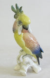 Papagei Kakadu Alt Porzellanfigur Enz