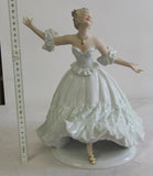 Wiener Walzer Tänzerin Porzellanfigur Wallendorf  Höhe ca. 27cm