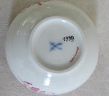 Deckel - Dose  "Indisch Purpur mit Goldrand" Meissen -   1. Wahl