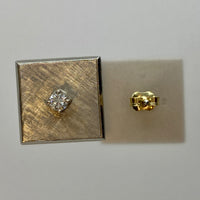 Ohrstecker 585 Weißgold mit Brillant