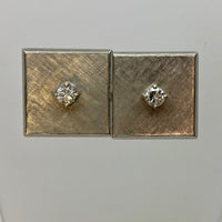 Ohrstecker 585 Weißgold mit Brillant