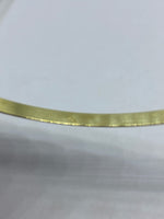 Armreif Gelbgold 585 mit diagonaler Streifengravur (um 1960)