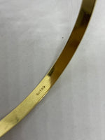Armreif Gelbgold 585 mit Streifengravur