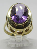 Vintage Damenring Gold 333 mit Amethyst "Lila"