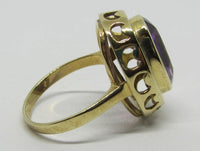 Vintage Damenring Gold 333 mit Amethyst "Lila"