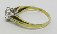 Damenring Gold 585 mit 8mm Zirkonia "Weiß"